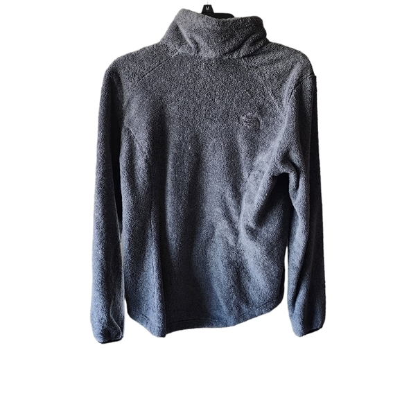 The North Face Silver Gray Fleece Full Zip Sweatshirt - Picture 2 of 6